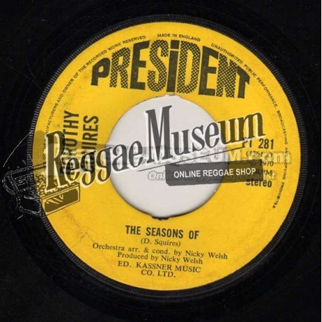 Dorothy Squires - The Seasons Of - President 7"
