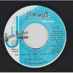 Echo Minott - Me And Me Girl Gone Back - Jammys 7"