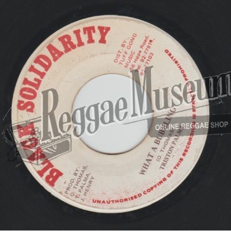 Frankie Paul - On The Bench - Corner Stone 7"