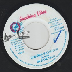 Beenie Man - Golden Bath Tub - Shocking Vibes 7"