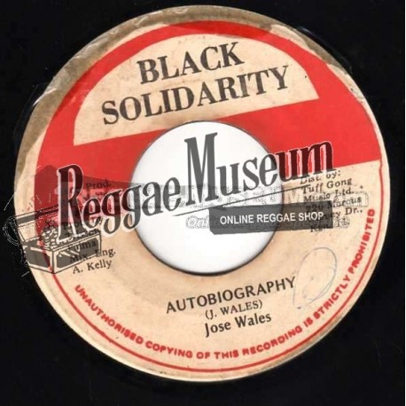 Josey Wales - Autobiography - Black Solidarity 7"
