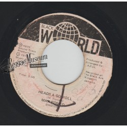 Max Romeo - Heads A Go Roll - Black World 7"