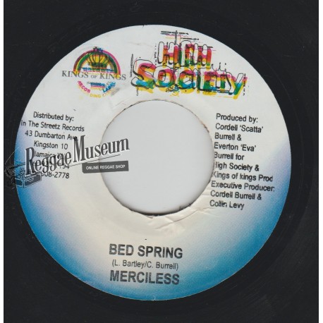 Merciless - Bed Spring - High Society 7"