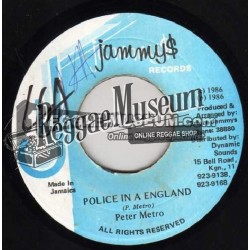 Peter Metro - Police In A England - Jammys 7"