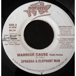 Spragga & Elephant Man - Warrior Cause - Natural Bridge 7"