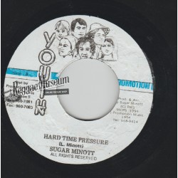 Sugar Minott - Hard Time Pressure - Youth Promotion 7"
