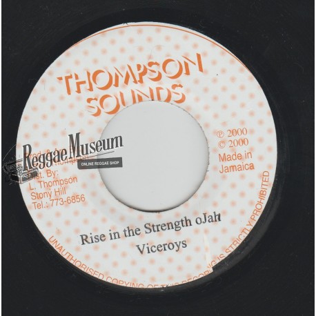 Viceroys - Rise In The Strength Of Jah - Thompson Sounds 7"