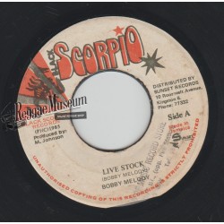 Bobby Melody - Live Stock - Black Scorpio 7"