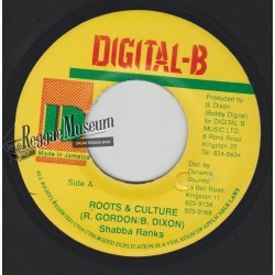 Shabba Ranks - Roots & Culture - Digital B 7""