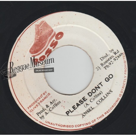 Ansel Collins - Please Dont Go - Rosso 7"