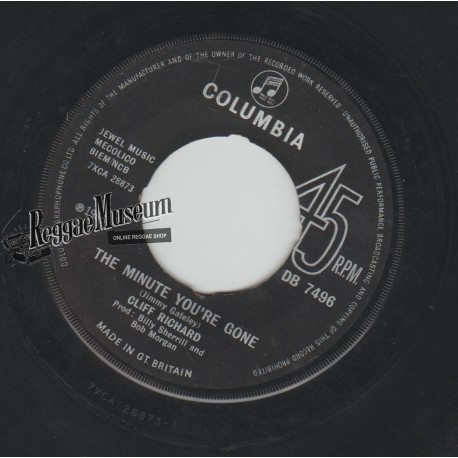 Cliff Richard - The Minute Youre Gone - Columbia 7"