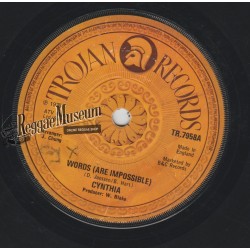 Cynthia Schloss - Words Are Impossible - Trojan 7"